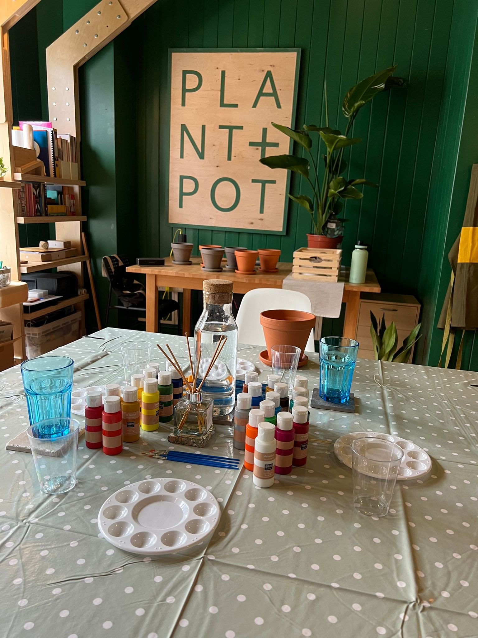 pot painting workshop session pot painting workshop session