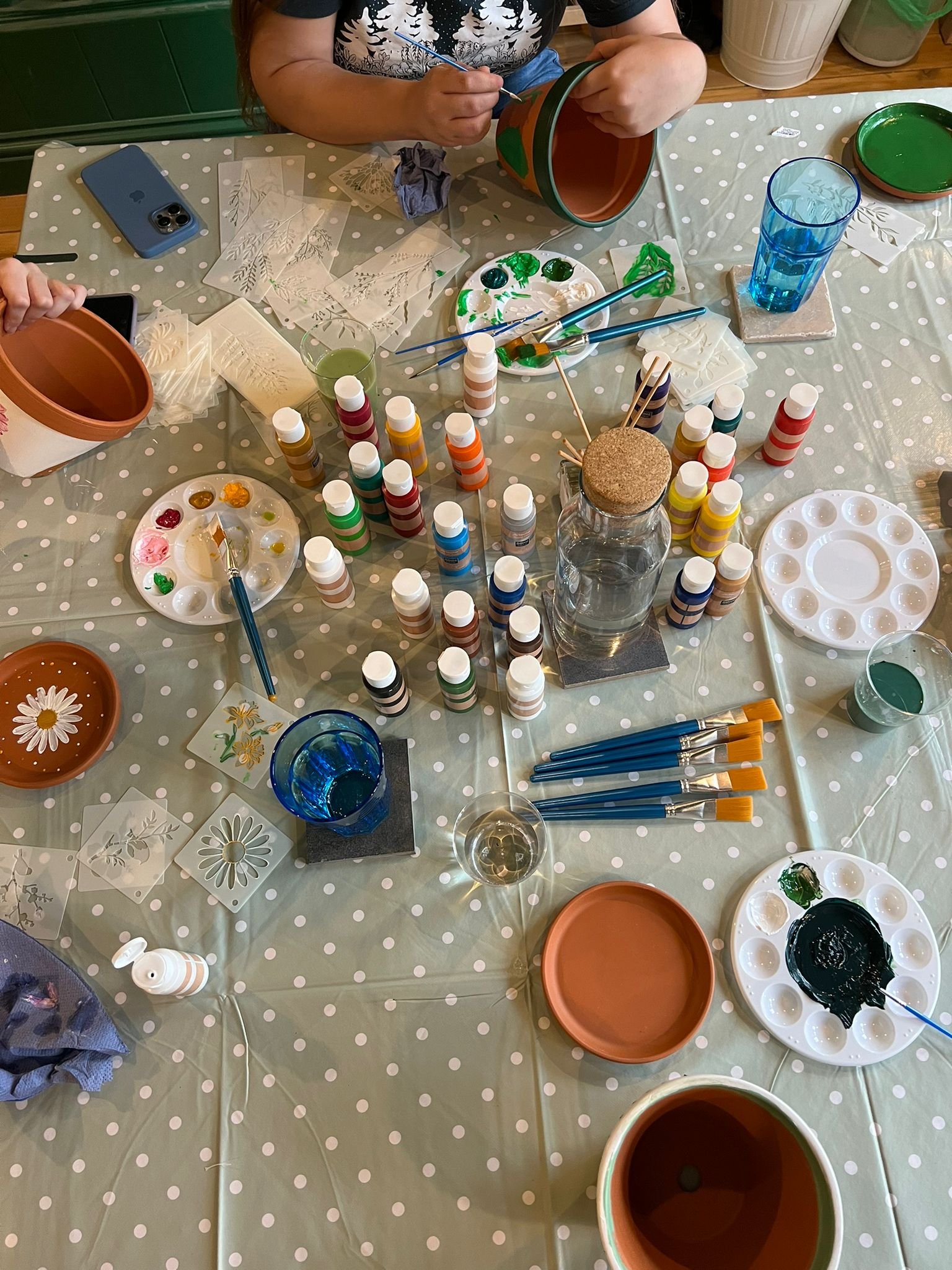 pot painting workshop session pot painting workshop session