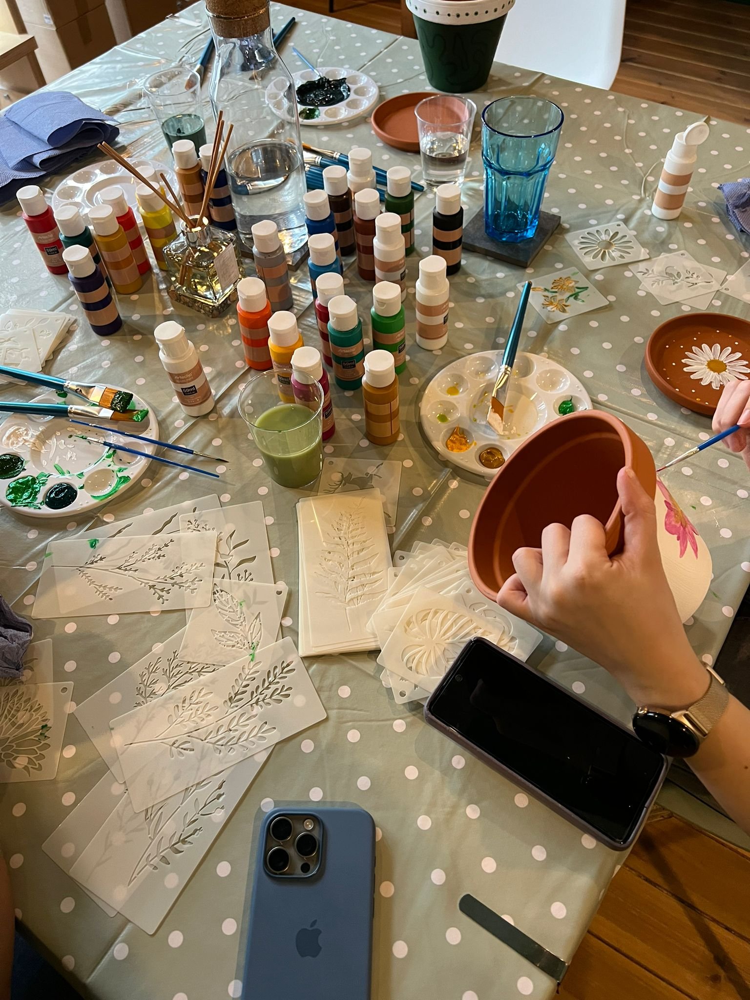 pot painting workshop session pot painting workshop session